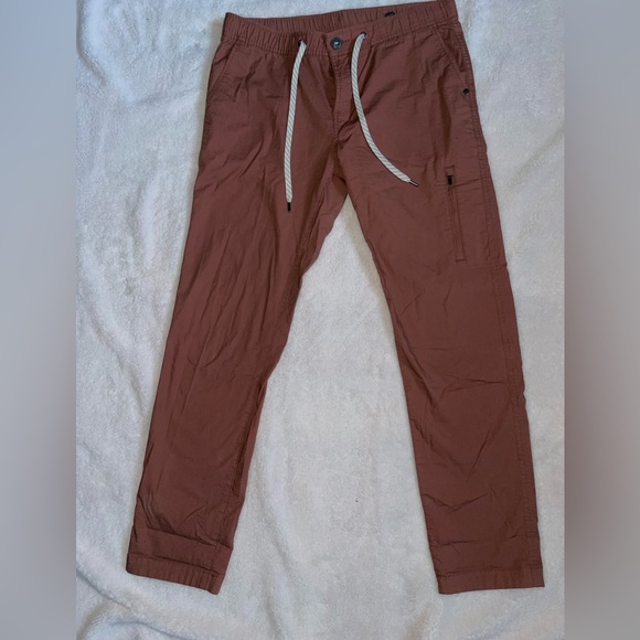 Vouri Women's Ripstop Outdoor Hiking Organic Cotton Pants Light Terracotta Sz M - Picture 2 of 11